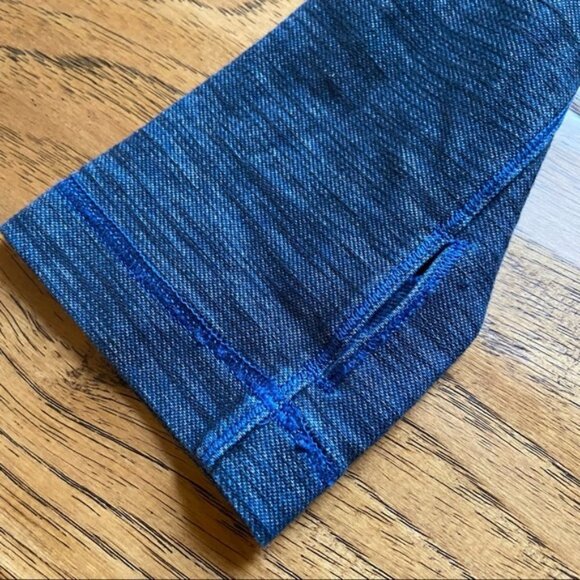 Lululemon Forme Jacket Slub Denim Limitless Blue 8 - Picture 6 of 13